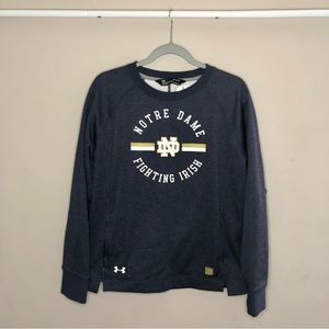 🍀 Notre Dame Under Armour Crewneck Sweatshirt